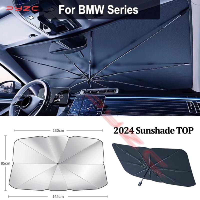 Para BMW X1 X3 X4 X5 X6 G20 G30 F15 F16 G01 G02 G05 F10 F20 F30 G07 F34 Parasol de Coche Paraguas para Parabrisas Parasol Delantero Sombrilla