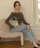 David Jones Le Mare 3-Way Top Handle Mini Belted Tote Leather Bag_Fair Green (Cm8265)