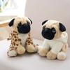 Adorable Large Plush Toys 8" Pug Dog In 7 Unique Costumes Cuddly Soft Toy