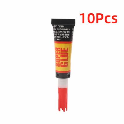 10Pcs Quick Dry Liquid Super Glues Instant Strong Bond Universal Adhesive Multipurpose Quick Repair Glues Wood Metal