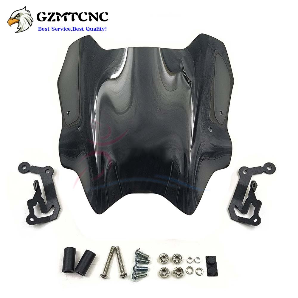 CB 125R 250R 300R Wind Deflector W/ Bracket Support Fixing Windscreen For Honda 2018-2022 CB125R CB150R CB250R CB300R Windshield