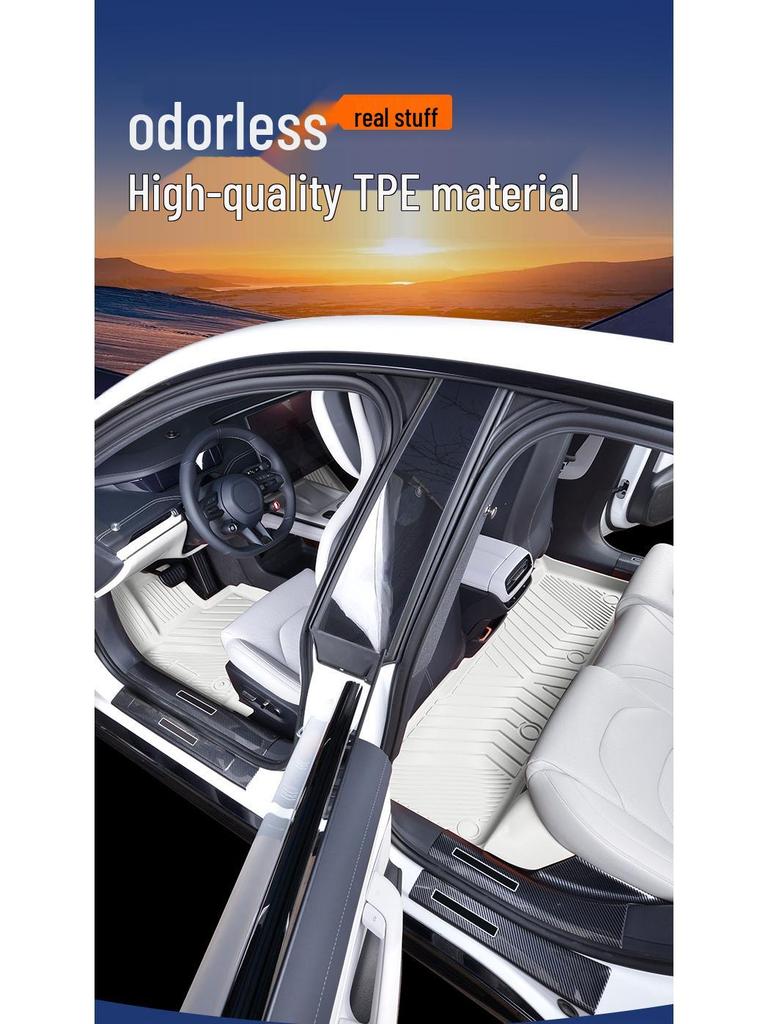 Waterproof TPE Floor Mats for Wuling E5 Special 25 Model - Full Interior Coverage