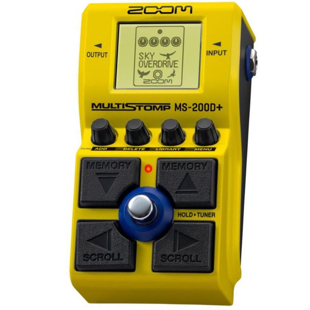 Zoom Plus Yellow MS-200D Multi-Stomp Pedal,