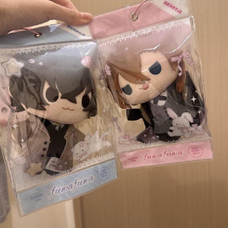 Dazai Osamu Plüschfigur Nakahara Chuuya Figur Fyodor Dostoevsky Edogawa Rampo Plüschpuppe Weicher Schlüsselanhänger Kissen Niedliches BSD Anime Geschenk Spielzeug