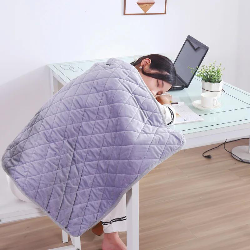Winter Warm Portable Electric Heating Blanket USB Heating Shawl Blanket Powered Warmer Bed Heating Mat for Home Office
