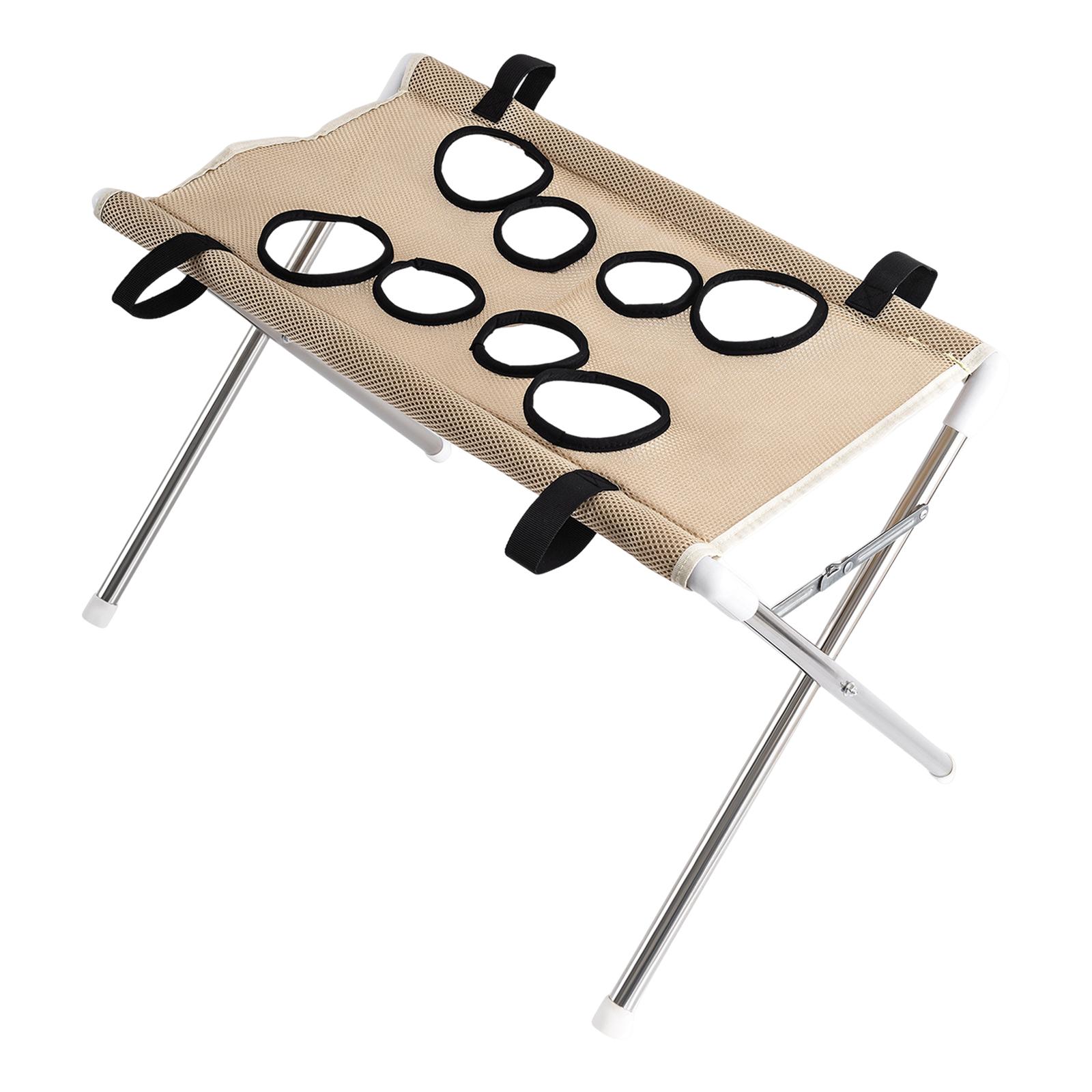 Pet Grooming Hammock Washing Hanging Harness with Support Frame Hammock Helper for Pets Bathing Home Shop Nail Trimming Grooming кофейный