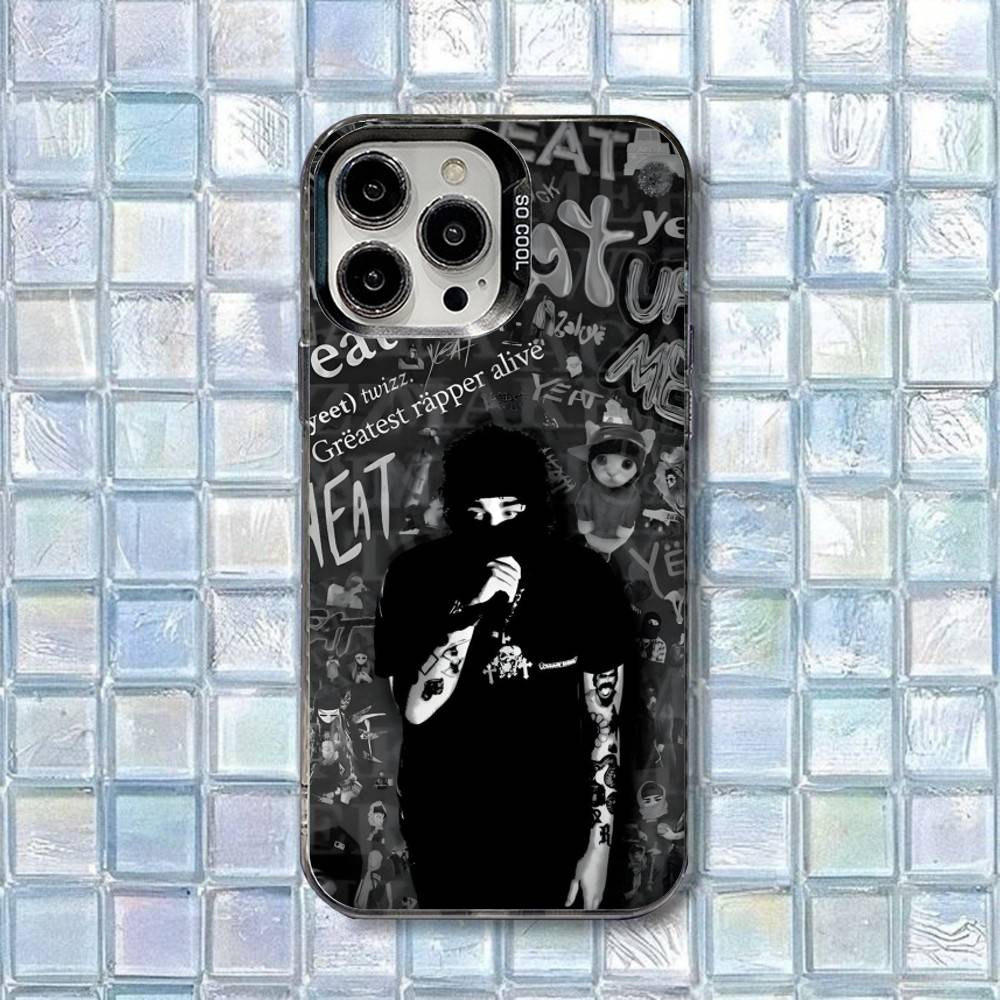 Y-Yeat Rapper Dangerous Summer Telefoonhoesje Voor iPhone 16,15,14,13,12,11,8,7,Pro,Max,Plus,Mini,XS,SE Schokbestendige Mat Zwarte Cover