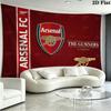 Arsenal F.C Wall Tapestry Aesthetic Wall Hanging Printed Fabric Blanket Decorative Tapestries for Bedroom Living Room Home Decor