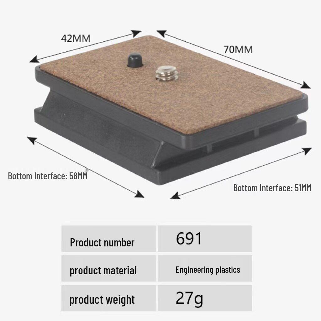 Laser Cannon Camera Tripod Quick Release Base Plate Accessory