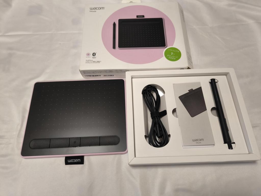 Wacom CTL-4100WL/P0 Intuos Pen Tablet, Wireless, Small, Pink