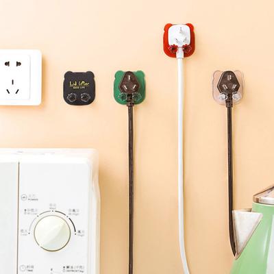 2Pcs Power Cord Hooks Wall Razor Hangers Strong Load-bearing Waterproof Self Adhesive Simple Installation Bathroom Hangers