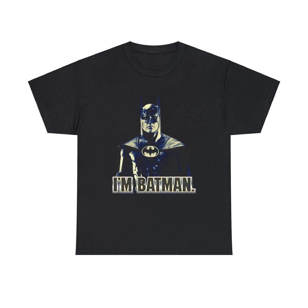 I'm Batman Heavy Cotton Tee, Michael Keaton, Batman, 1989 Movie