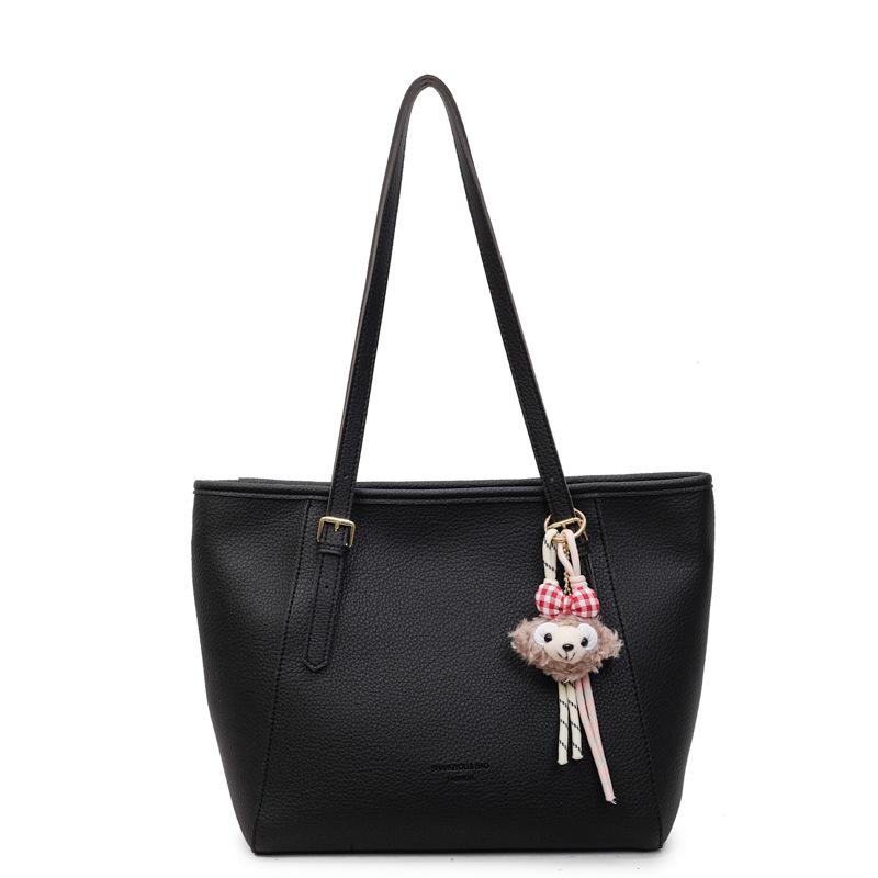 

Tote Bag A Large-capacity Fashionable Single-shoulder Hand-carry and Crossbody Casual Women s Bag With pendant