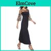 Elegant Fashion Women Chimmo Bodycon Dress With Embroidered Floral Design