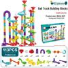 Interchangeable Marble Run Maze Building Set: Cross-Border Catapult Adventure