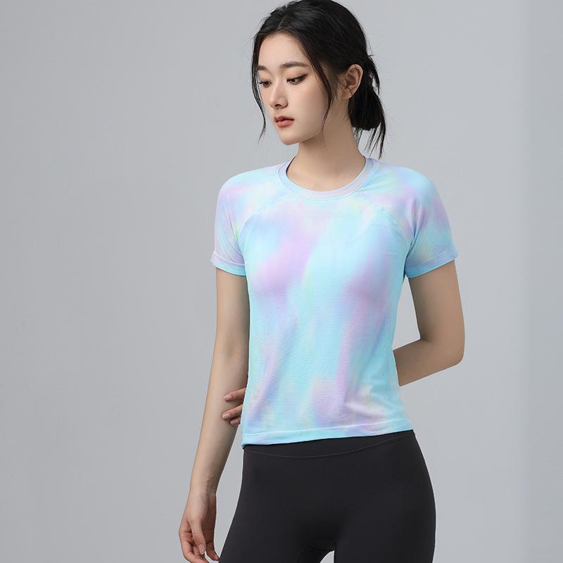 Women s Quick-Dry Yoga & Running Short Sleeve Top - Lulu Style Small