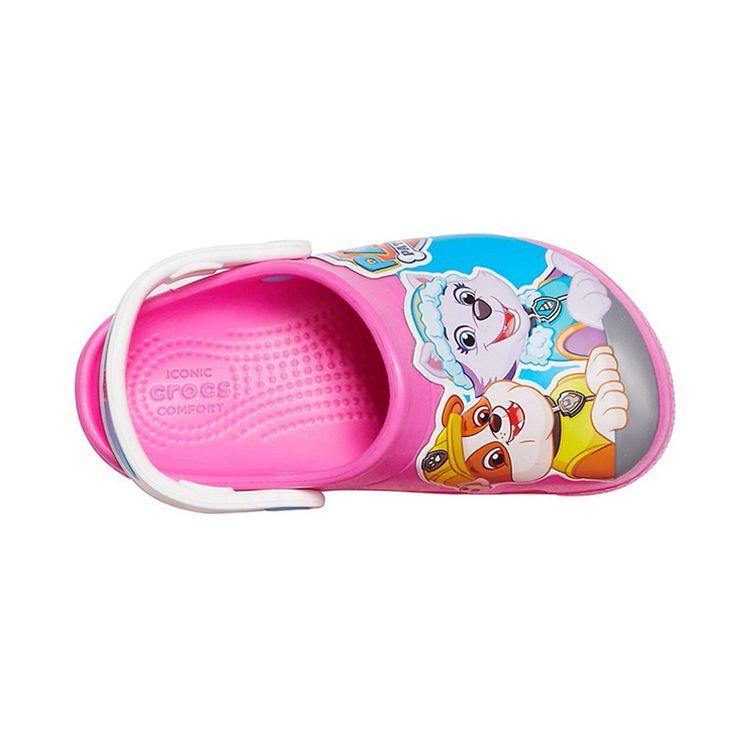 Crocs Classic Clog Paw Patrol Trendy Versatile Hole Sports Sandals Kids Sandals Electric-Pink 206276-6QQ