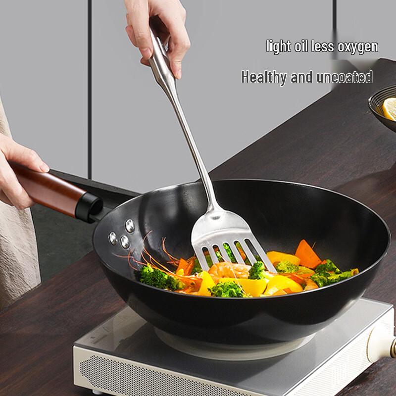 Longde LD-CM502 Non-Coated Fine Iron Wok