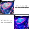 UV Fluorescent Tapestry Print Wall Hanging Art Home Decor