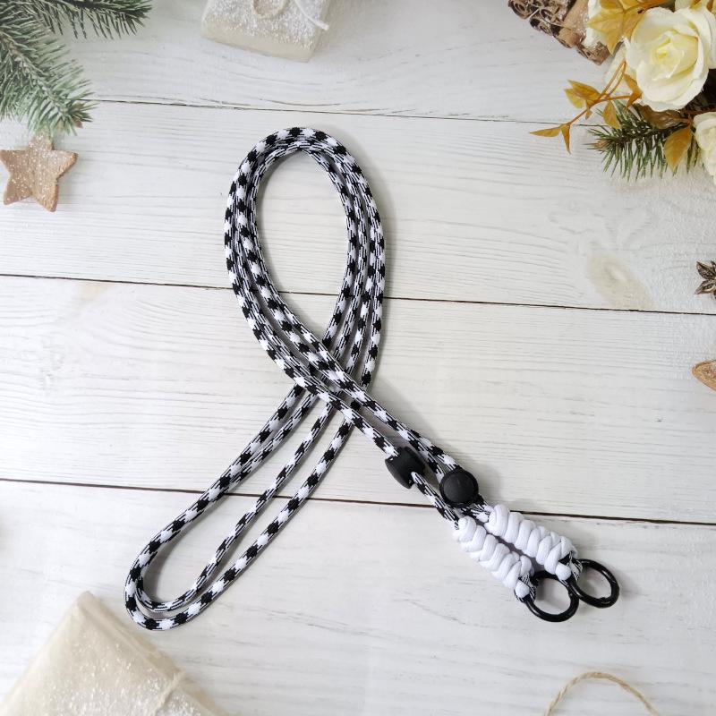 Verstellbares geflochtenes Handy-Lanyard - Abnehmbarer Umhänge-Schultergurt