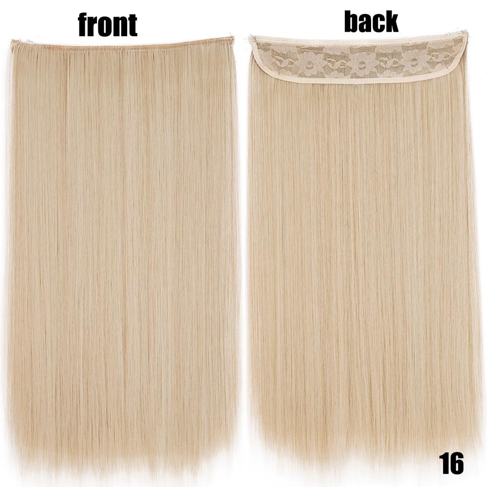 XINRAN 22-дюймова модна жіноча перука з невидимою волосінню для нарощування волосся, стійка до високих температур, синтетична хвиля без застібок