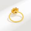 Colorful Rotating Open Ring Night Market Colorful Gemstone Jewelry Fashionable Versatile Finger Ring