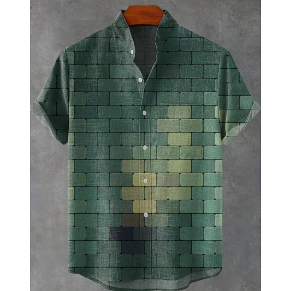 

Men s Hawaiian Shirt Casual Short Sleeve Top Loose Clothing Fashion Vintage 3D Printed Summer Shirt Fast Shipping 2XL