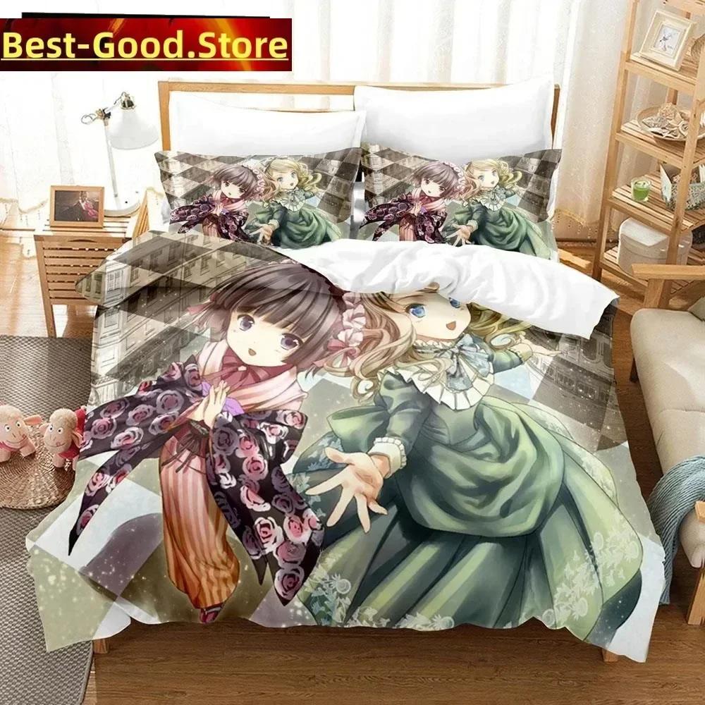 

Comforter 3D Anime Croise In A Foreign Labyrinth Bedding Set Print With Soft Single Double Queen Super King Size Comforter (quilt)-EU Single(135*200cm)3pcs