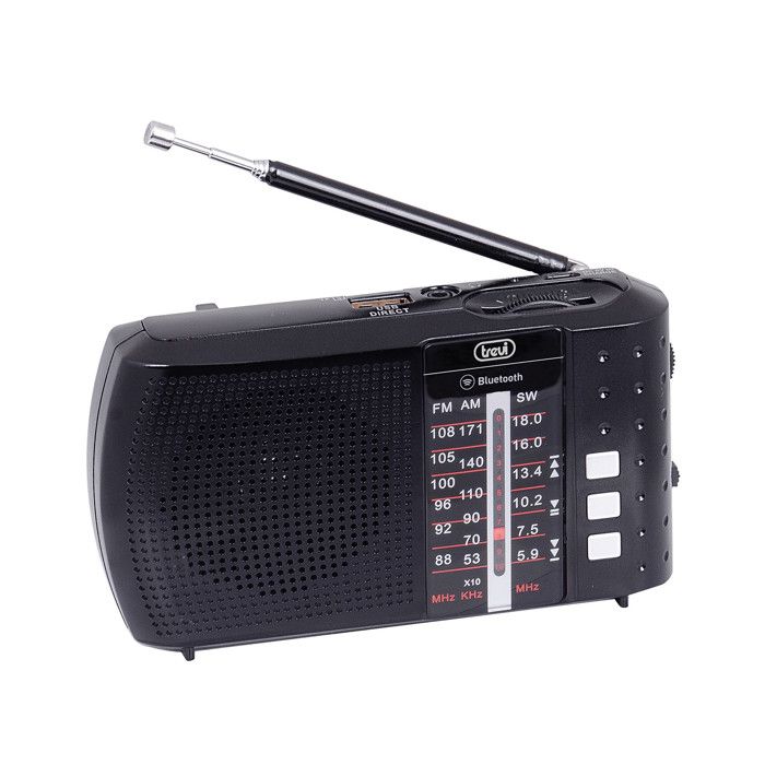 Radio Portable - Trévi - 0RA7F2000 - Analogique Et Numérique - AM, FM, SW - Bluetooth, USB