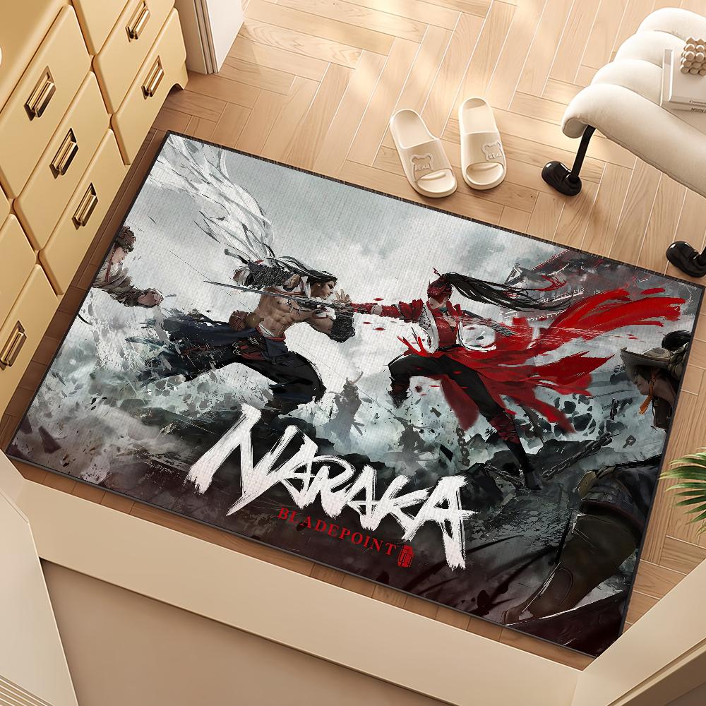 Game N-Naraka Bladepoint Small Carpet Bedside Kitchen Bath Living Home House Bedroom Floor Mat Doormat Rug Decoration