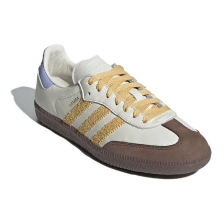 adidas Womens Samba OG Oat Violet Tone Women Sneakers Cream Off-White IE0875