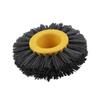 2026+1 Piece 150x40mm X M14 P60Nylon Abrasive Wire Polishing Brush Wheel for Wood Furniture Stone Antiquing Grinding