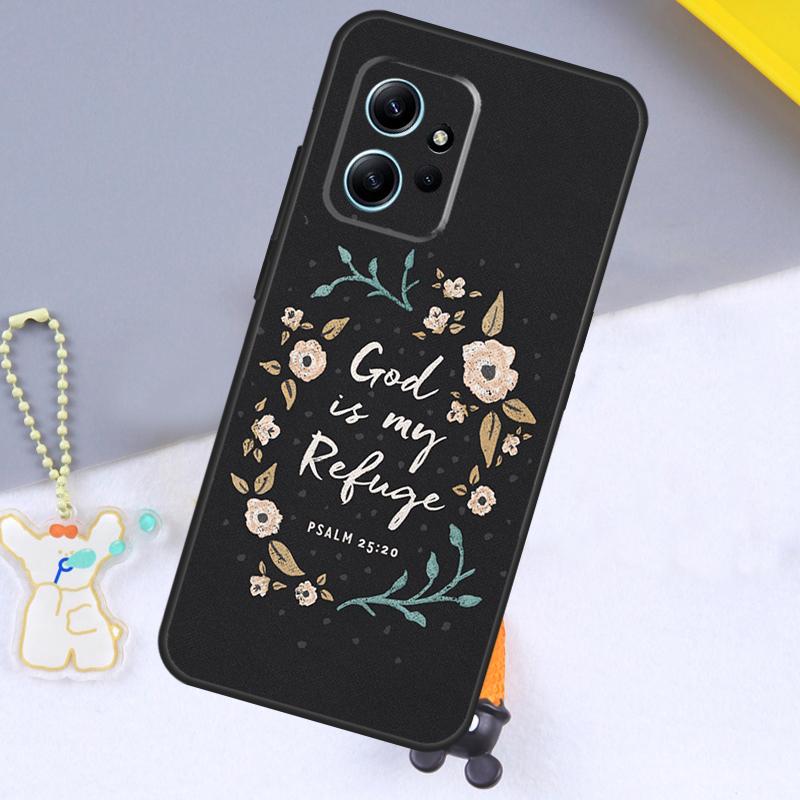 Christian Scripture Case For Xiaomi Redmi Note 11 9 10 12 13 14 15 Pro Plus Cover For Redmi 14C 10C 13C 12C 15C