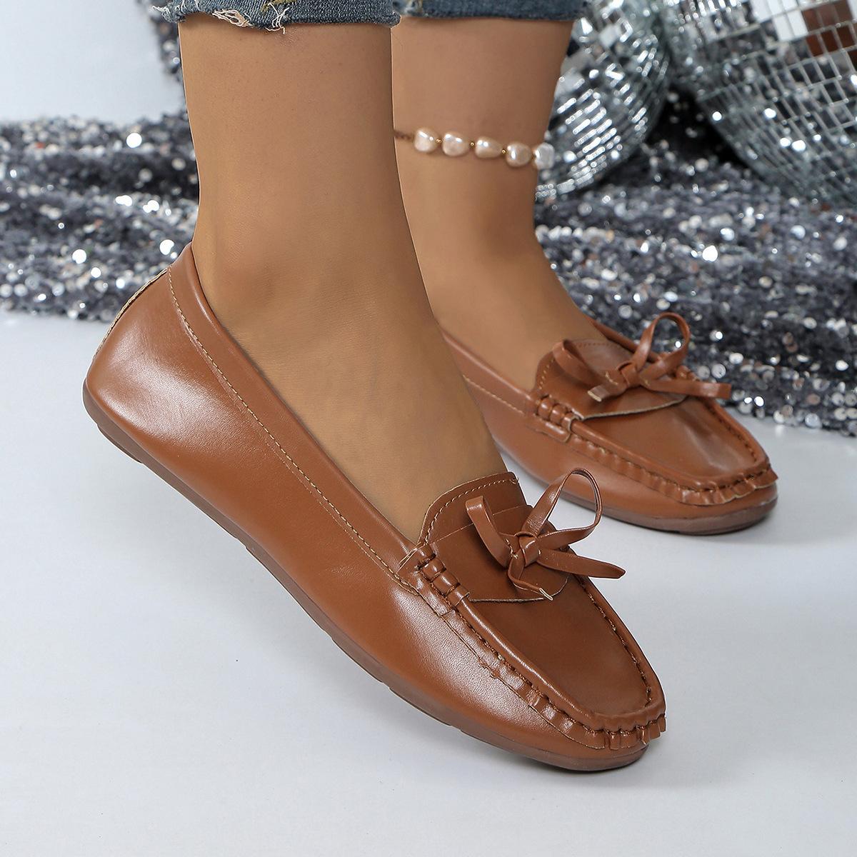 Женские повседневные туфли на плоской подошве — фото 11