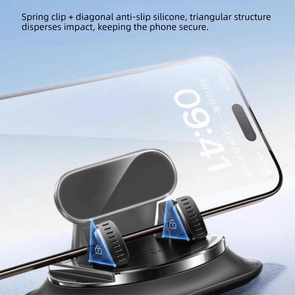 Stable Design Phone Dashboard Mount 360° Rotating Car Phone Mount Car Phone Holder  Windshield