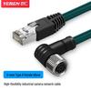Yeren YJKZ140 Industrial M12 To RJ45 Camera Sensor Cable