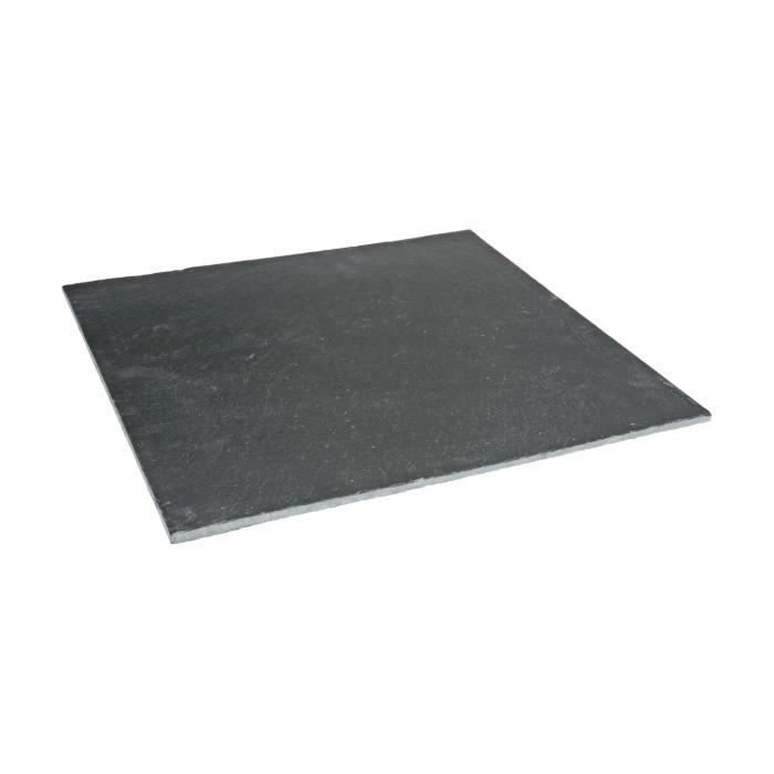 Set apéritif carré de 25 pièces - Secret de Gourmet - Verre, ardoise, porcelaine, inox - 30,5 x 6,5 x 30,5 cm