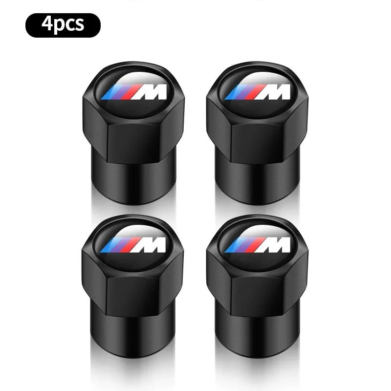 

4Pcs 3D Metal Tire Valve Cap Car Tyre Air Stem Cover For BMW M M3 M5 M6 X3 E46 E90 F30 G20 E36 E34 X6 G20 G30 Accessories logo 4PCS