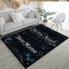 Harley-davidson Motorcycles Customize Text Carpet Design for Bedrooms Dormitory Game Room Decorate Room Antislip Carpet Office Home Decor