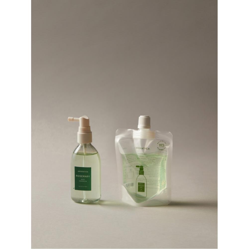 Aromatica [Hair Root Nourishing Hair Tonic] Rosemary Root Enhancer 100ml + Refill 100ml NONE