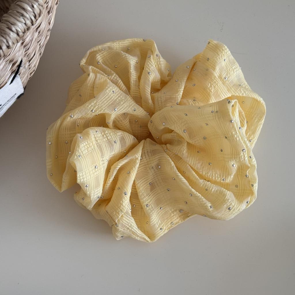 Eleganter Retro-Stil Französischer Luxus High-End Punktuelles Haarband - Schlicht Künstlerisch Hochelastisches Haarband Haaraccessoire