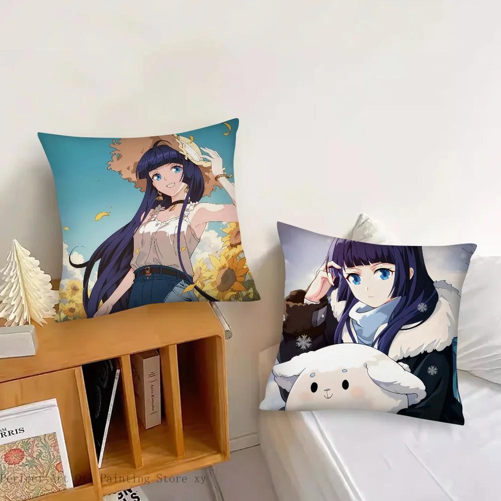1PC Xiao Xun Er Animation Fights Through The Heavens Pillow Case Square Pillow Bedroom SofaCar Living Room Home Decoration 40X40