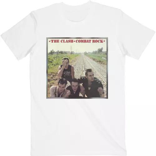 The Clash Unisex T-Shirt Combat Rock White Unisex T-Shirt S