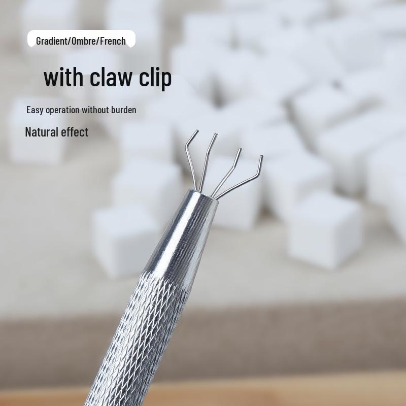 Mini Tofu Gradient Blending Sponge & Brush Set for Blush and Nail Art