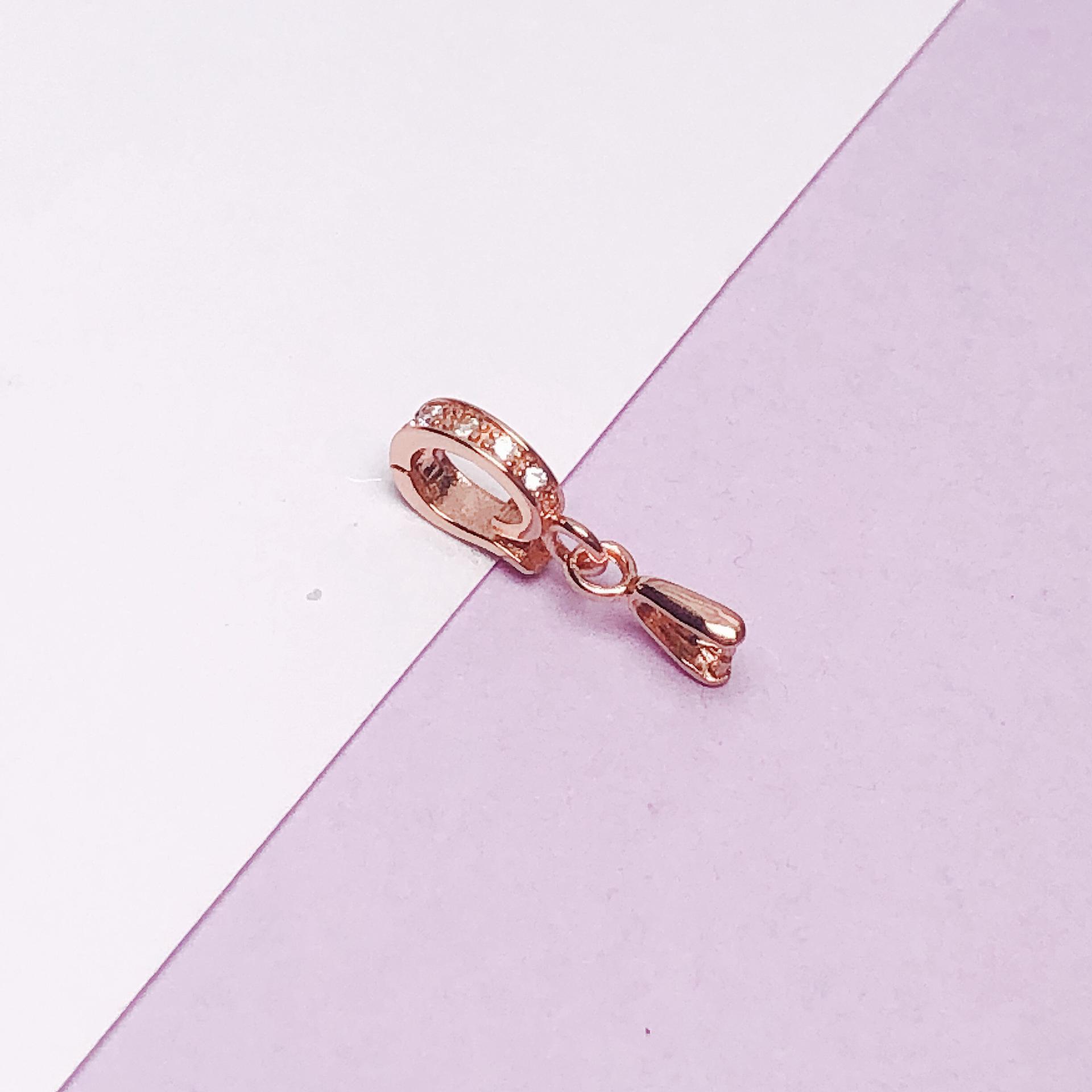 

Серебряная застежка-клипса двойная из стерлингового серебра 925 пробы для подвески и нефритовых аксессуаров