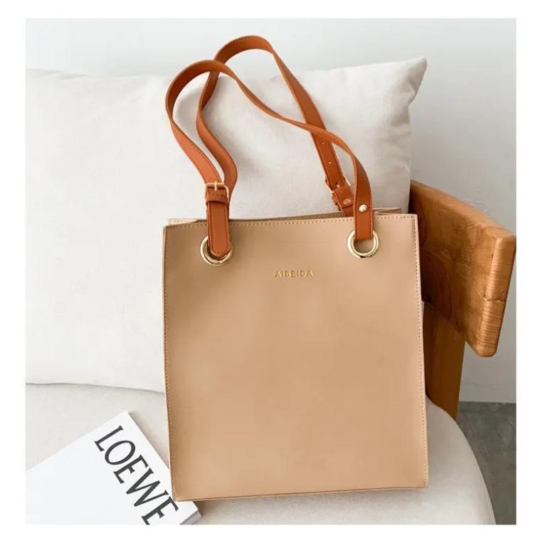 New Korean Style One Shoulder Bags For Women PU Leather Large Capacity Casual Ladies Solid Multi-function Handbags Spring/Summer