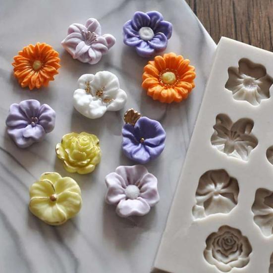 Cake Mold Elastic Heat-resistant Silicone Kitchen Cake Mold for Kitchen