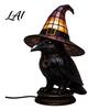 Magiczna Lampa Tematyczna Lampa Kapelusz Czarownicy Kolorowe Światło LED Halloweenowy Stół z