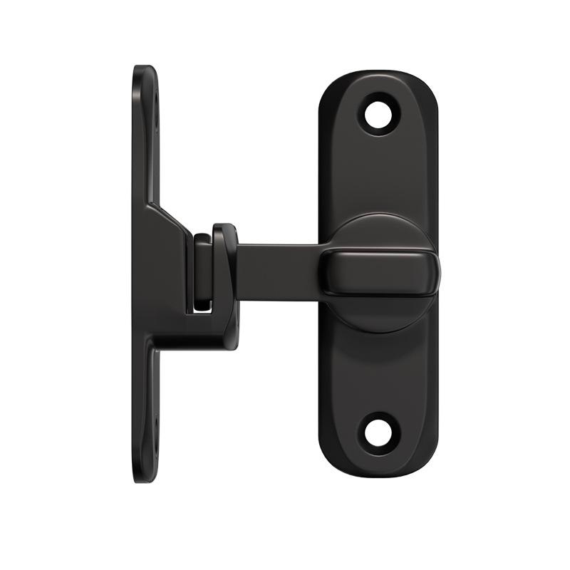 Sliding Door Lock: No-Punch Thickened Surface-Mount Bolt, Aluminum Alloy Push-Pull Latch for Bathroom