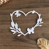 Heart Wreath Die Cut Stencils Scrapbooking Embossing Tool Carbon Steel Cutting Die for Scrapbooking Card Making Album